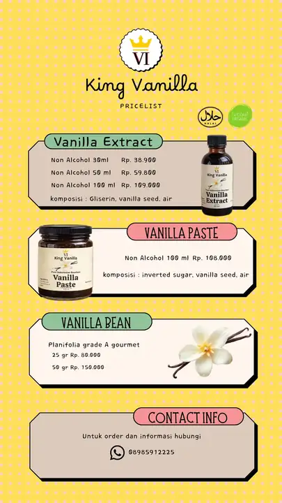 Foto produk 2 dari supplier kingvanillaindonesia