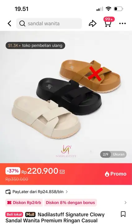 Produk dari supplier bynads.jastip — Sepatu & Sandal