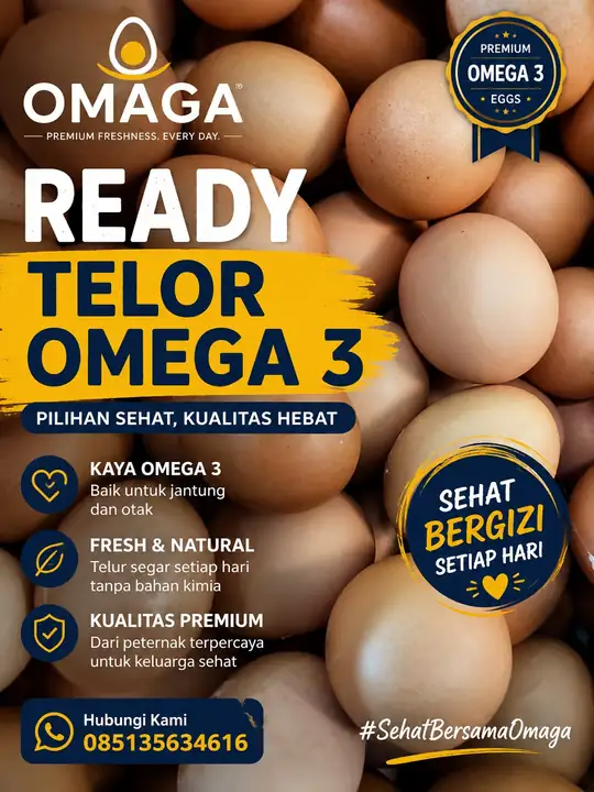 Produk dari supplier omaga.eggs — Makanan & Snack