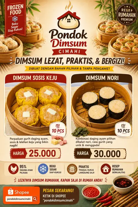 Produk dari supplier pondokdimsumcimahi — Makanan & Snack